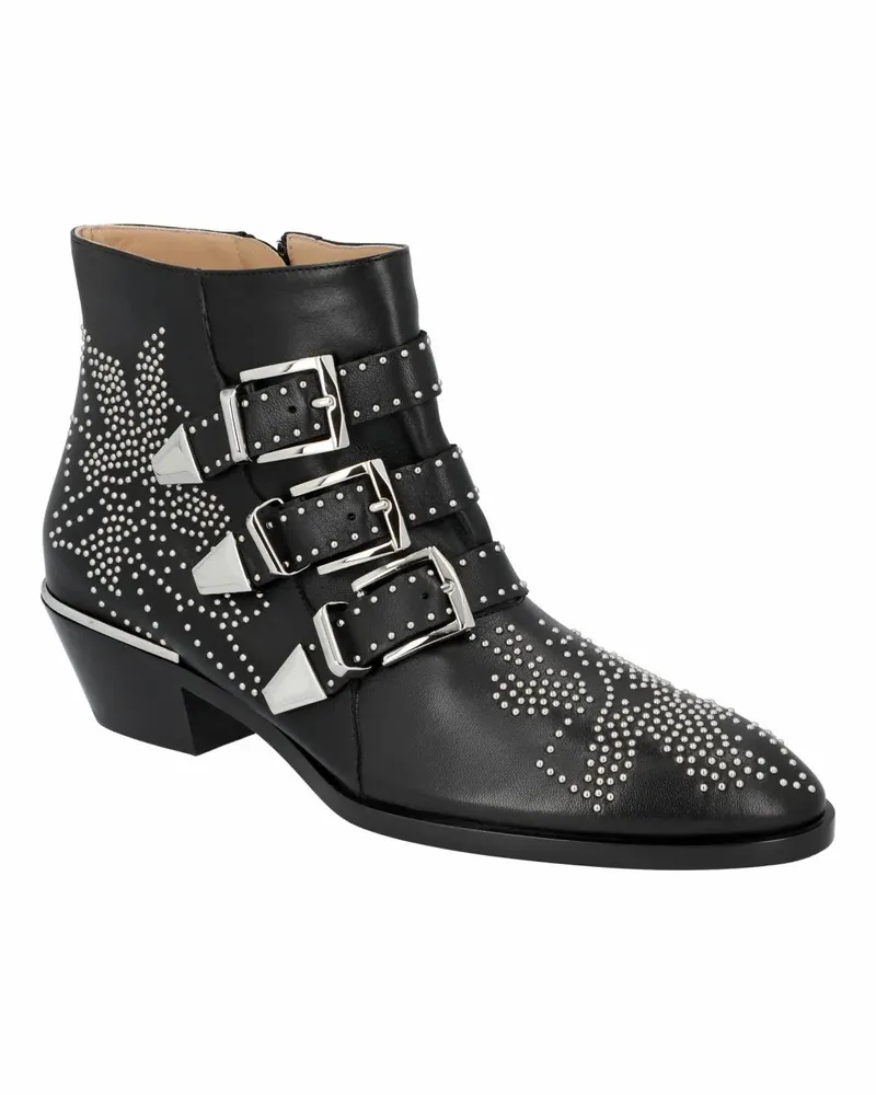 Chloé Stiefel Susanna Ankle Boots Black schwarz Schwarz