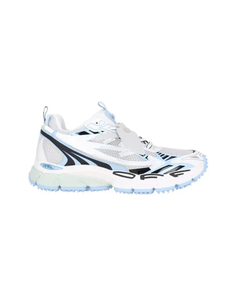 OFF-WHITE Low-Top Sneaker Dynamic White Sneakers With Light Blue blau Blau