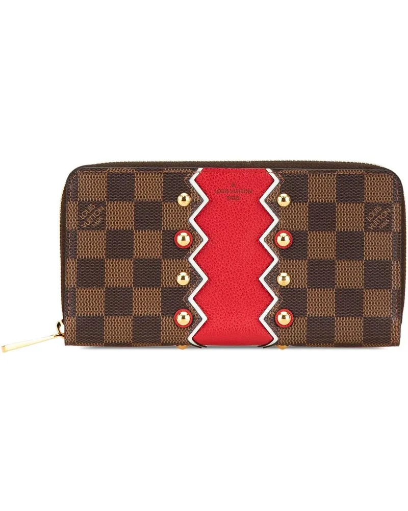 Louis Vuitton Portemonnaie 2018 Damier Ebene Karakoram Zippy Wallet braun Braun