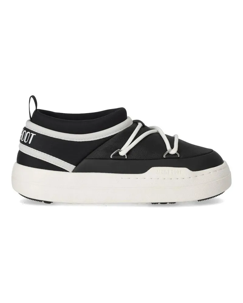 Moon Boot Low-Top Sneaker Park Icon Slip-On Sneakers schwarz Schwarz