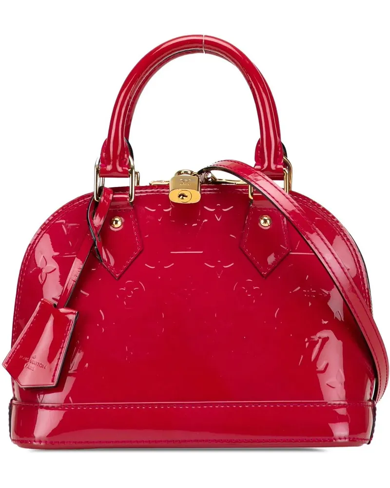 Louis Vuitton Hobo Bags Monogram Vernis Alma BB rot Rot