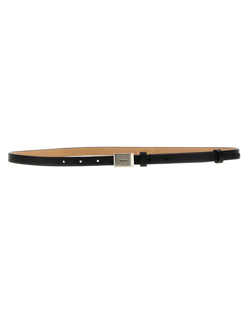 Max Mara Gürtel Plate' Belt schwarz Schwarz