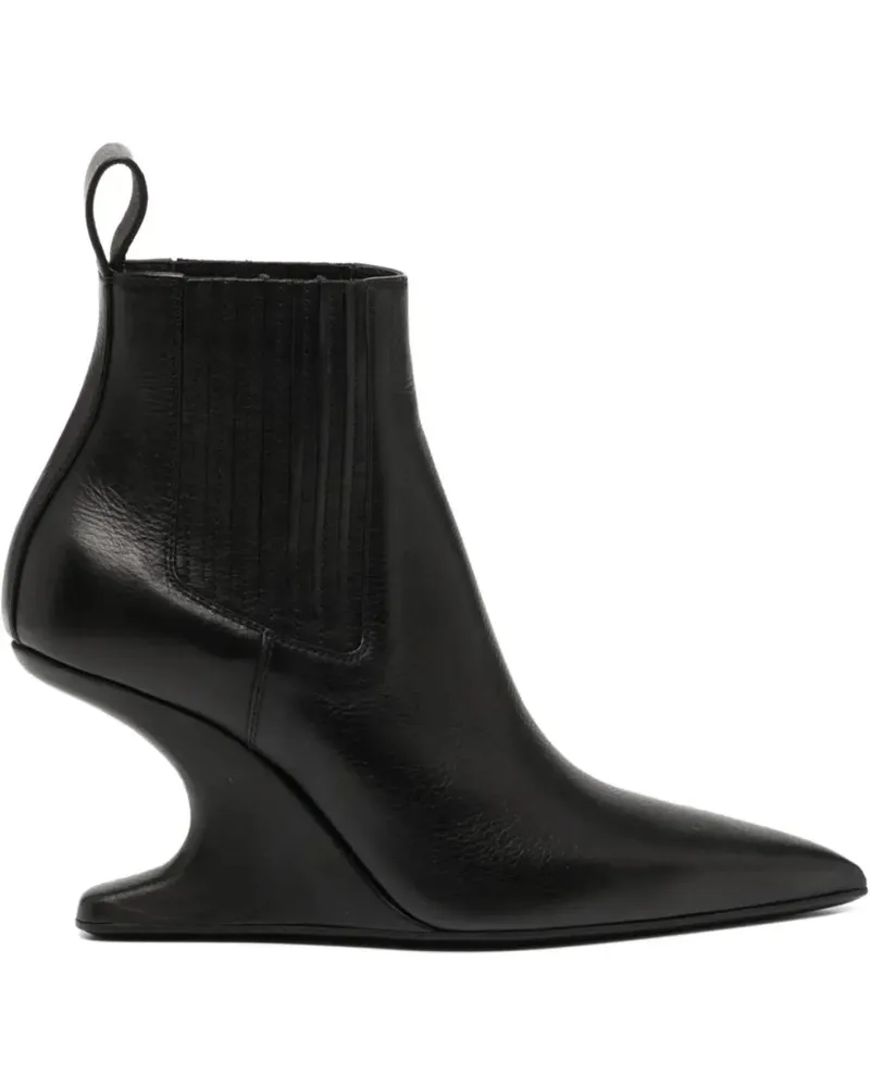 Rick Owens Stiefel Ankle Sharp Black schwarz Schwarz