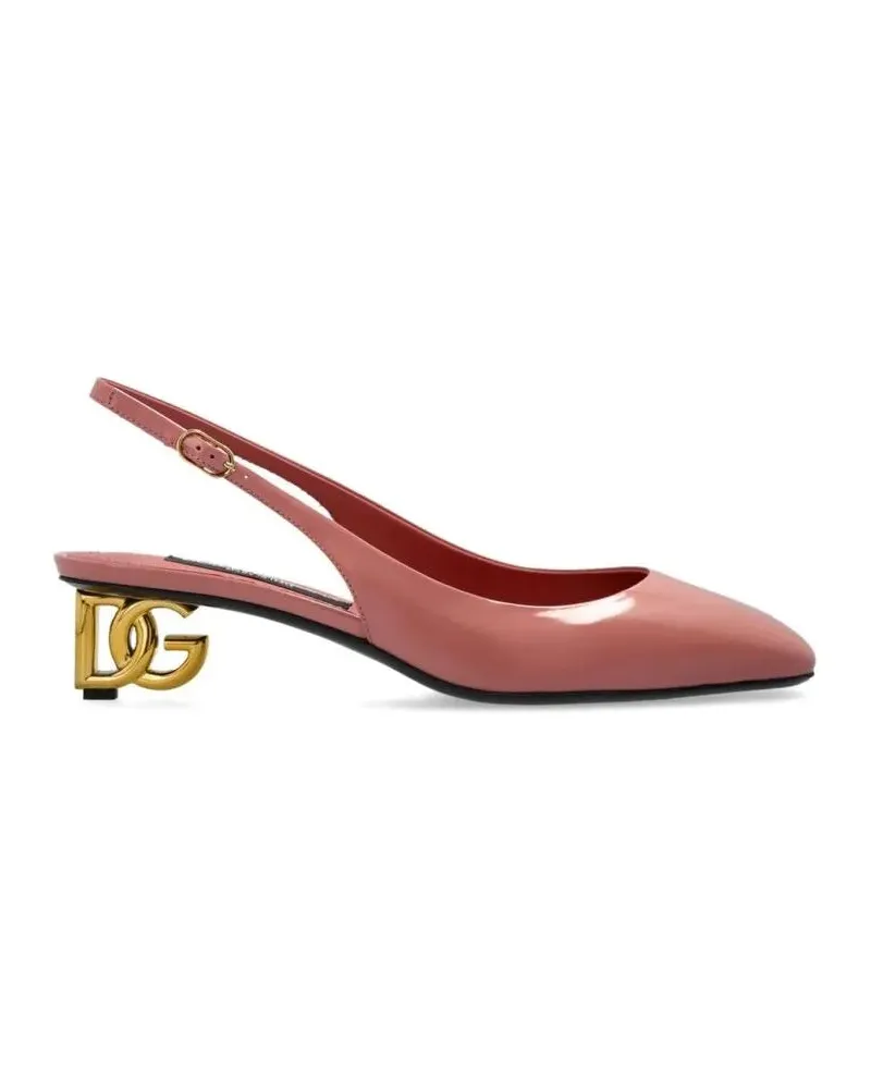 Dolce & Gabbana Hohe Schuhe Jackie Slingback Pumps pink Rosa