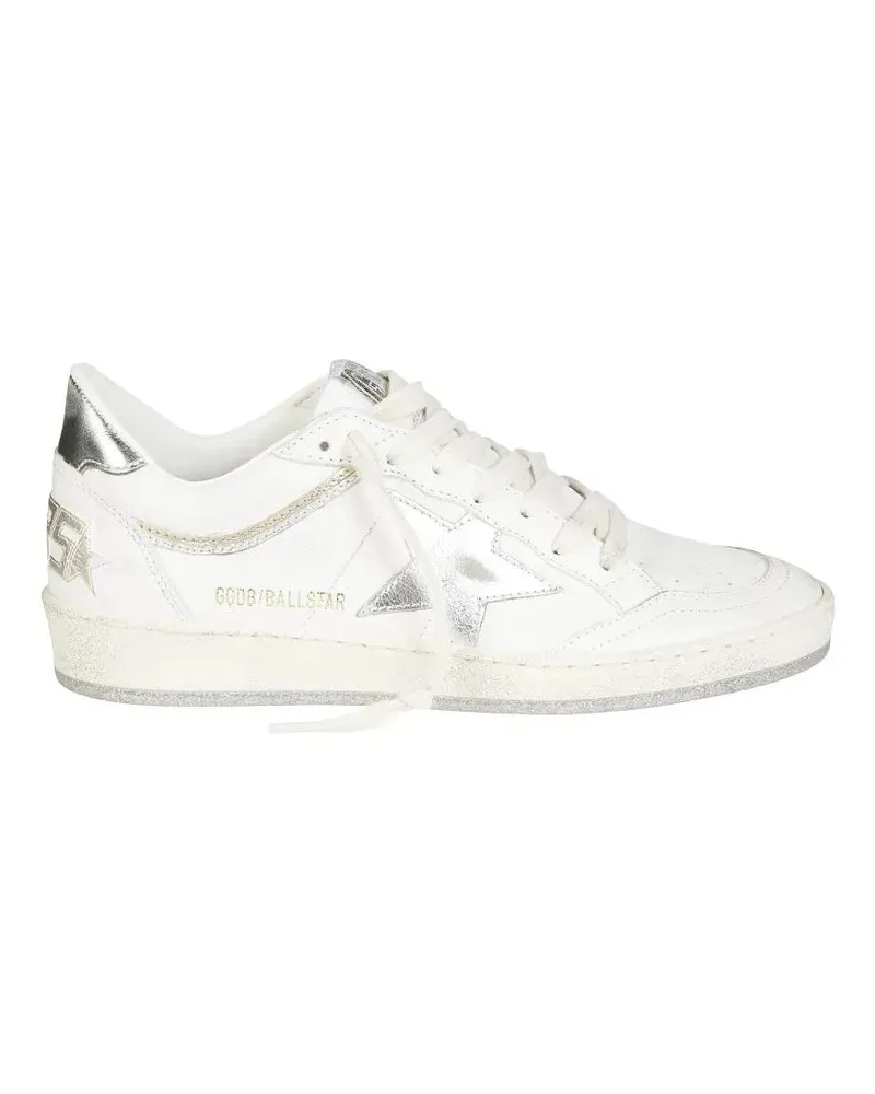 Golden Goose Low-Top Sneaker Ball Star Nappa Sneaker weiß Weiß
