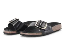 Low-Top Sneaker Sandale Madrid Big Buckle Natural Leather schwarz