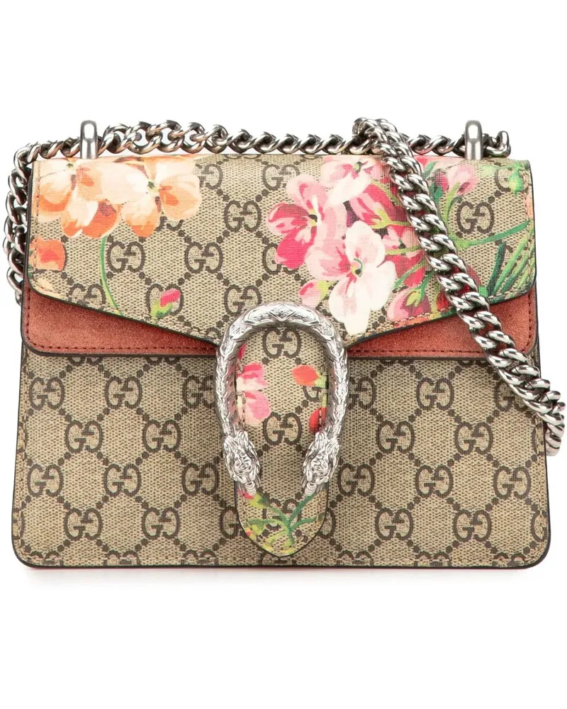 Gucci Hobo Bags 2016-2024 Mini GG Supreme Blooms Dionysus Crossbod braun Braun