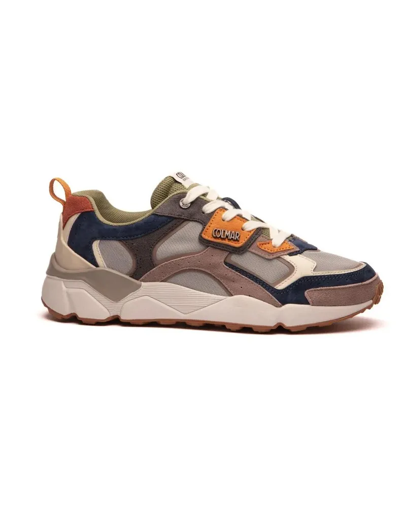 Colmar Low-Top Sneaker Lightweight Grey Sneakers With Suede Accents grau Grau