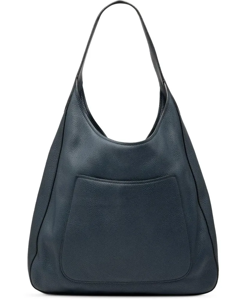 Prada Hobo Bags Vitello Daino Pocket Hobo blau Blau