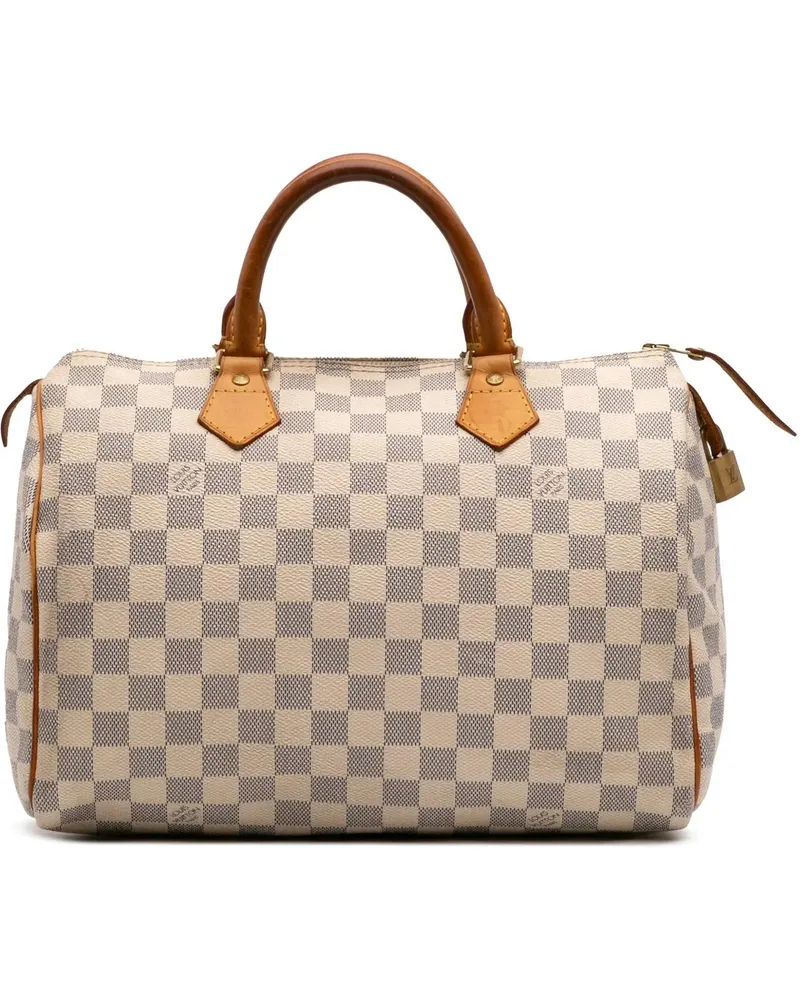 Louis Vuitton Crossbody Bags Damier Azur Speedy 30 weiß Weiß