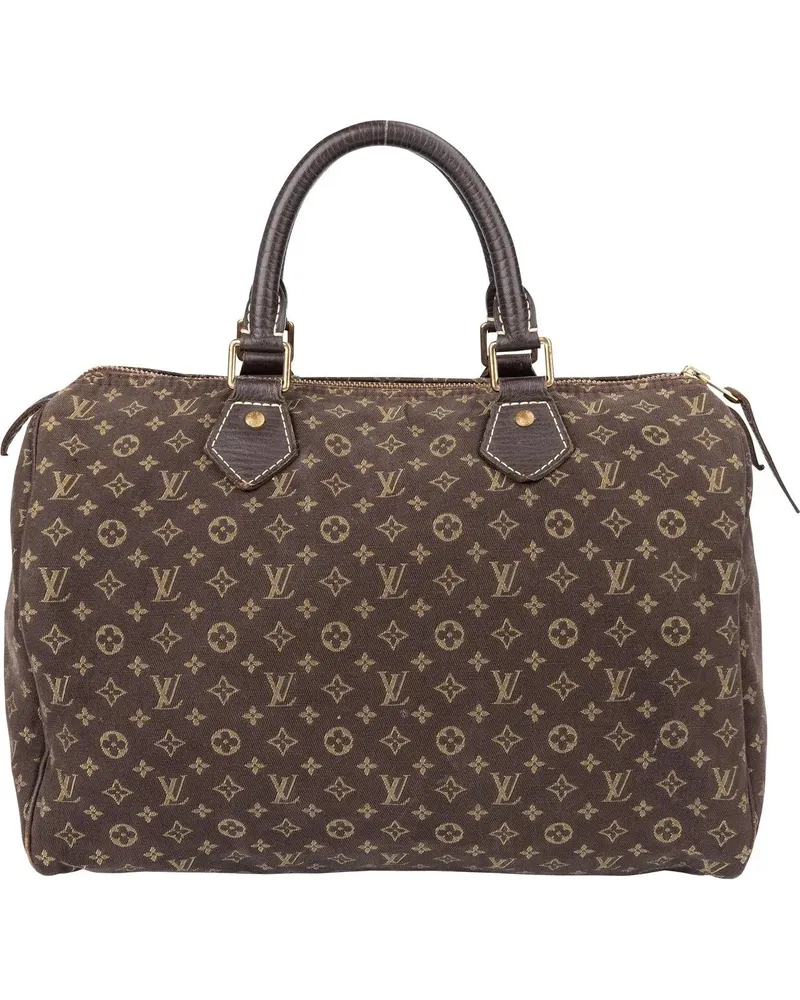 Louis Vuitton Crossbody Bags  Mini Lin Monogram Speedy 30 Handbag braun Braun