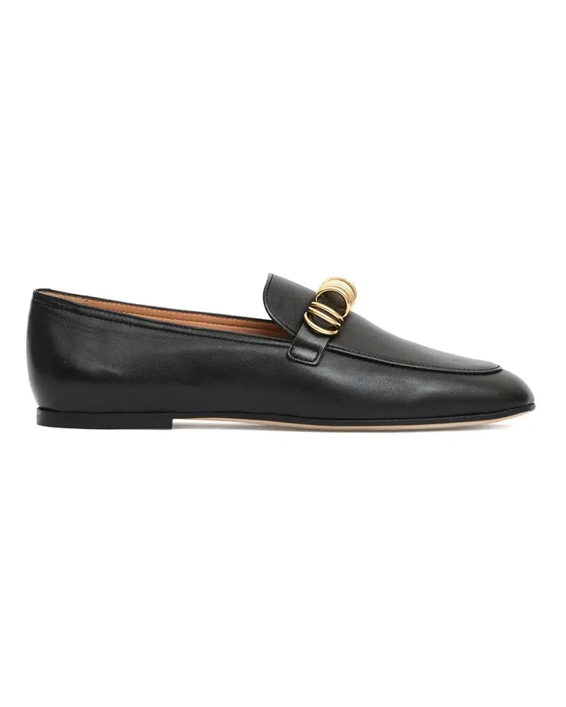 TOD'S Black Slip-On Moccasin With Rings schwarz Schwarz
