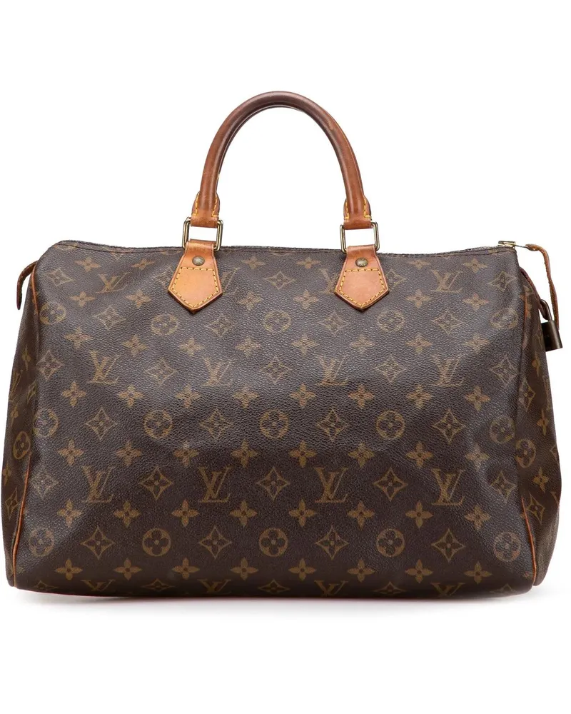 Louis Vuitton Crossbody Bags Monogram Speedy 35 braun Braun