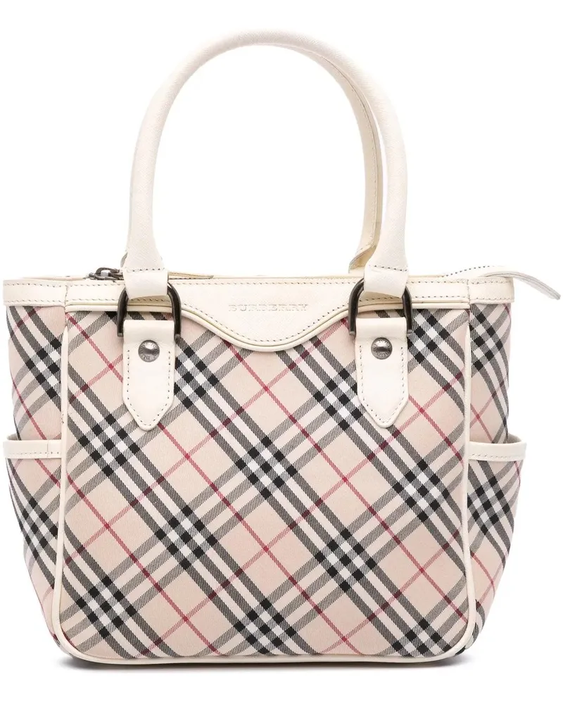 Burberry Crossbody Bags Nova Check Canvas Handbag braun Braun