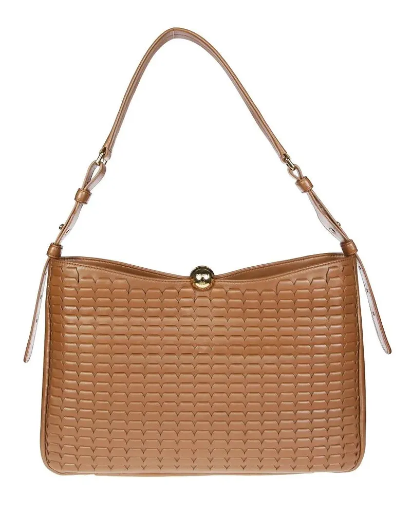 Furla Hobo Bags Soft Structured Brown Shoulder Bag braun Braun