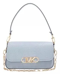 Michael Kors Hobo Bag Parker Medium Pouchette Shoulder Blau