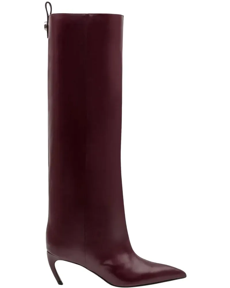 ATTICO Stiefel 'lea' Boot 65mm Mauve rot Rot