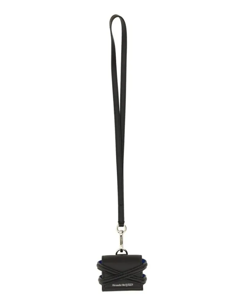 Alexander McQueen Handyhüllen Airpods Pro Harness Case schwarz Schwarz
