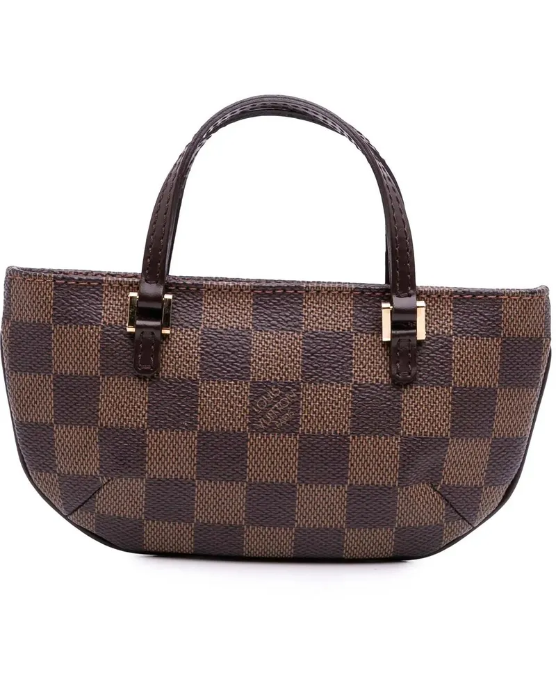 Louis Vuitton Crossbody Bags Damier Ebene Manosque Pochette braun Braun