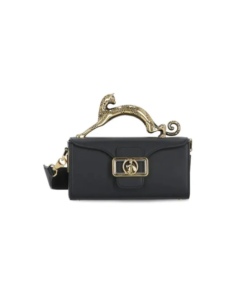 Lanvin Hobo Bags Pencil Cat Nano Hand Bag schwarz Schwarz