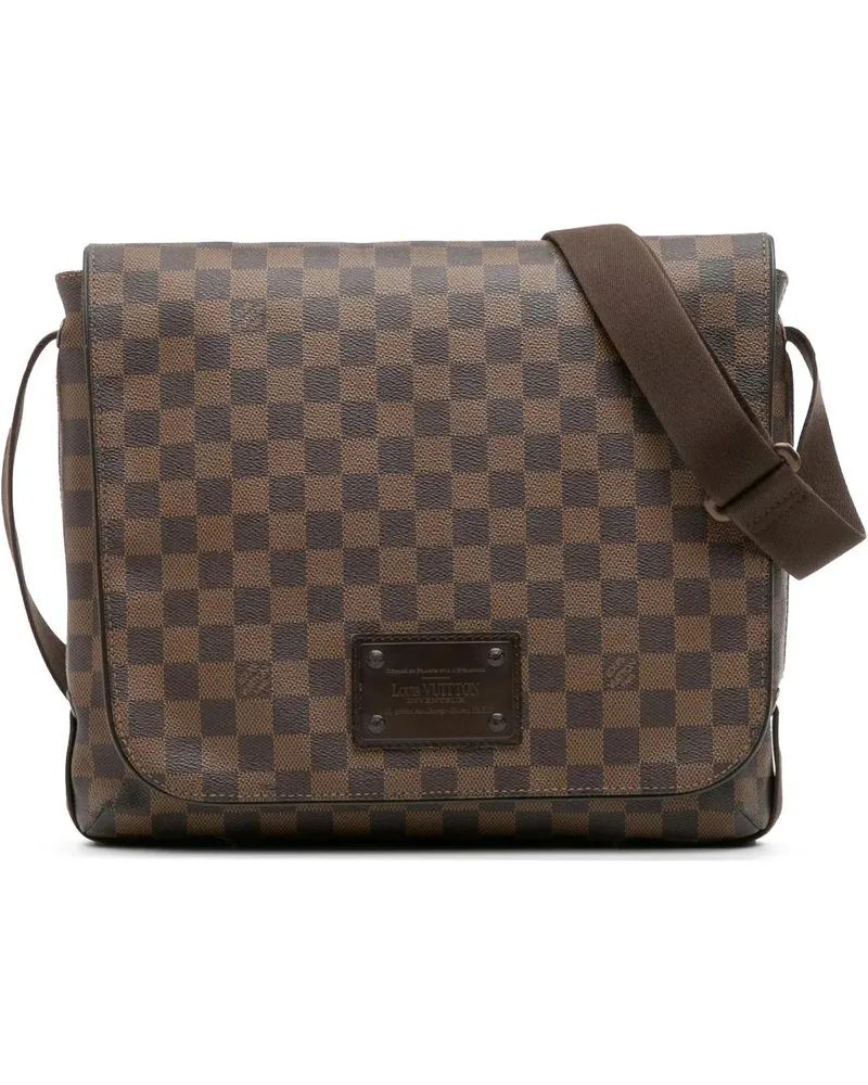 Louis Vuitton Hobo Bags Damier Ebene Brooklyn MM braun Braun
