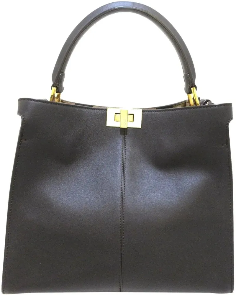 Fendi Hobo Bags Peekaboo X Lite Medium schwarz Schwarz