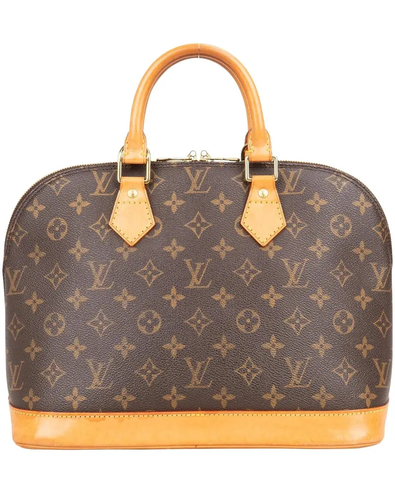 Louis Vuitton Crossbody Bags  Canvas Monogram Alma PM Handbag braun Braun