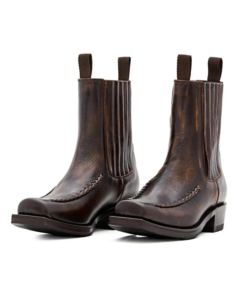 HEREU Stiefel Agulla Square Toe Chelsea Boots schwarz Schwarz