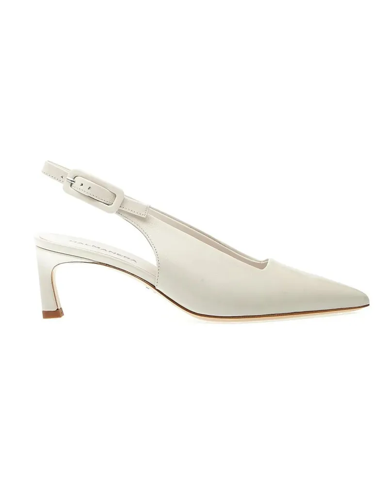 HALMANERA Hohe Schuhe Cream Patent Leather Slingback Thin Heel beige Beige