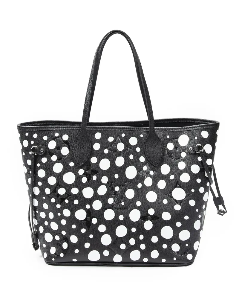 Louis Vuitton Crossbody Bags Ltd. Ed. Yayoi Kusama Infinity Dots Neverfull MM schwarz Schwarz