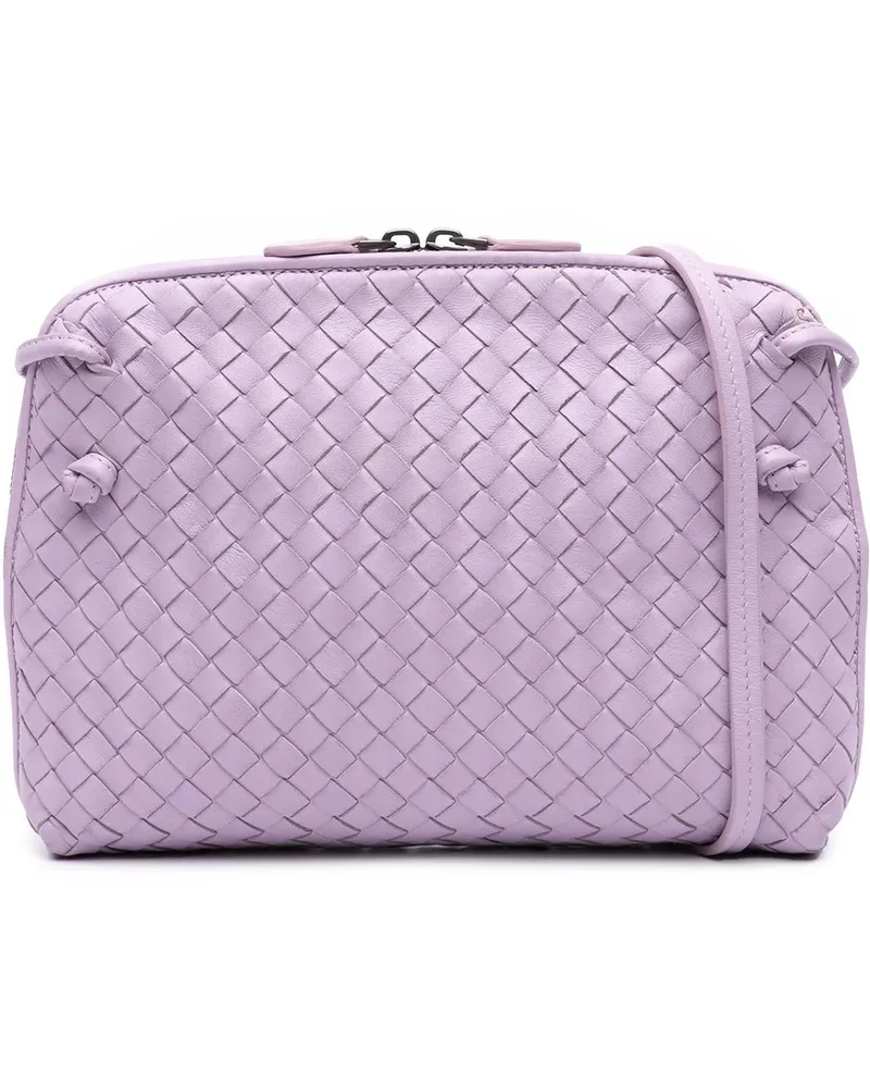 Bottega Veneta Hobo Bags Nappa Intrecciato Nodini Crossbody orange Orange