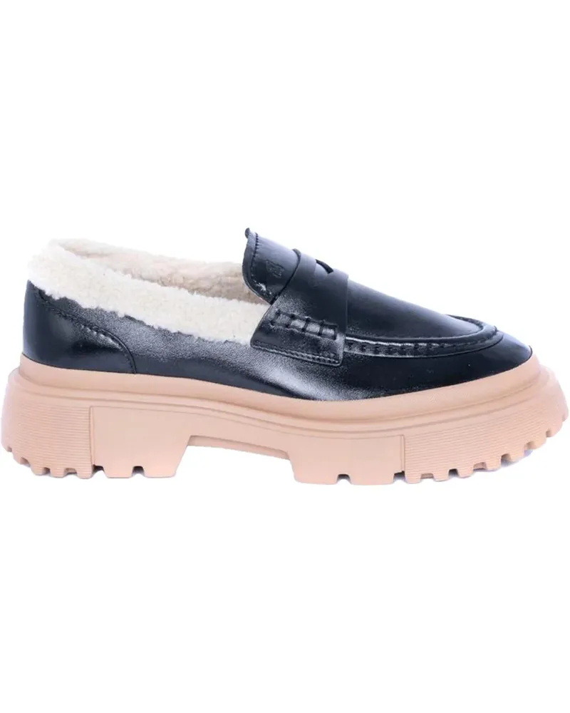 Hogan Loafer Moccasins Black schwarz Schwarz