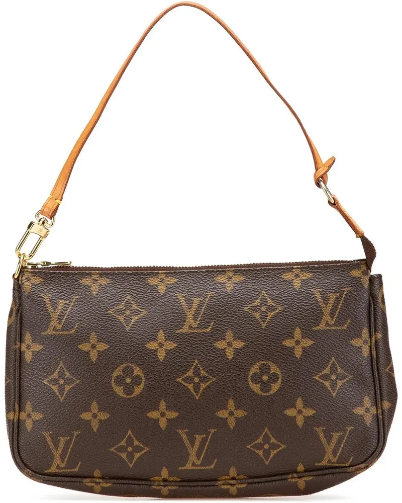 Louis Vuitton Hobo Bags 2004 Monogram Pochette Accessoires braun Braun