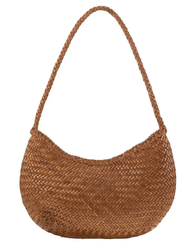 Dragon Diffusion Hobo Bags Nova Luna - Woven Leather Bag braun Braun
