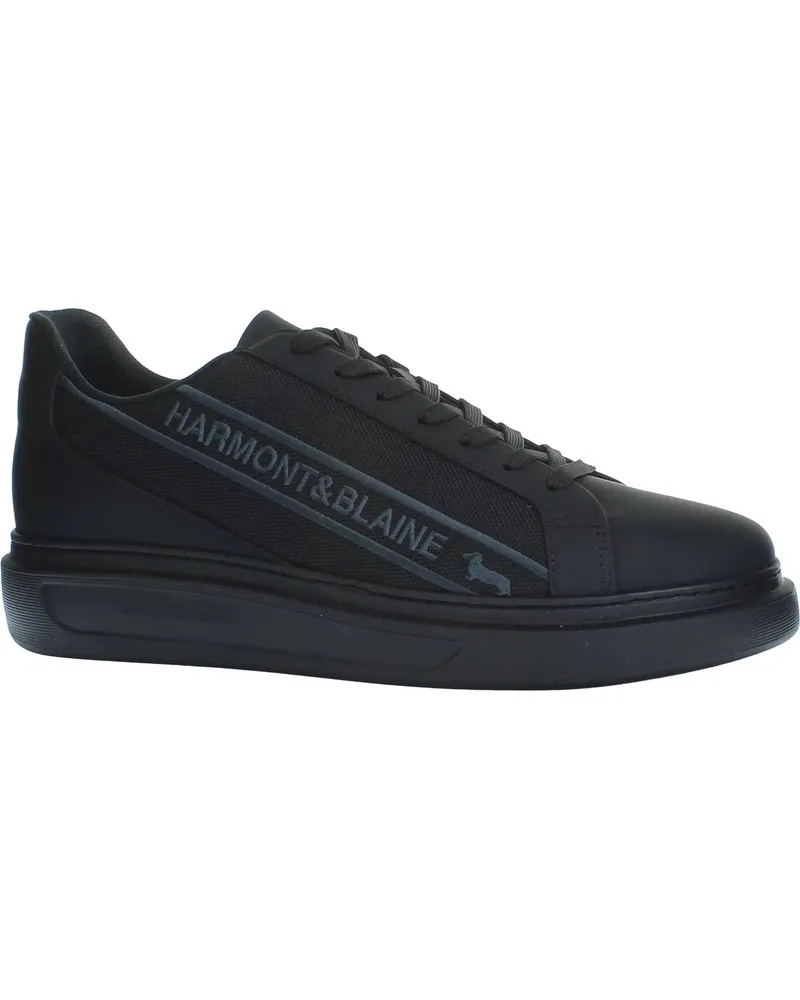 Harmont & Blaine Low-Top Sneaker Sneakers Black schwarz Schwarz