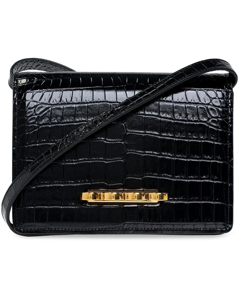 Alexander McQueen Crossbody Bags The Four Ring Crossbody Bag schwarz Schwarz