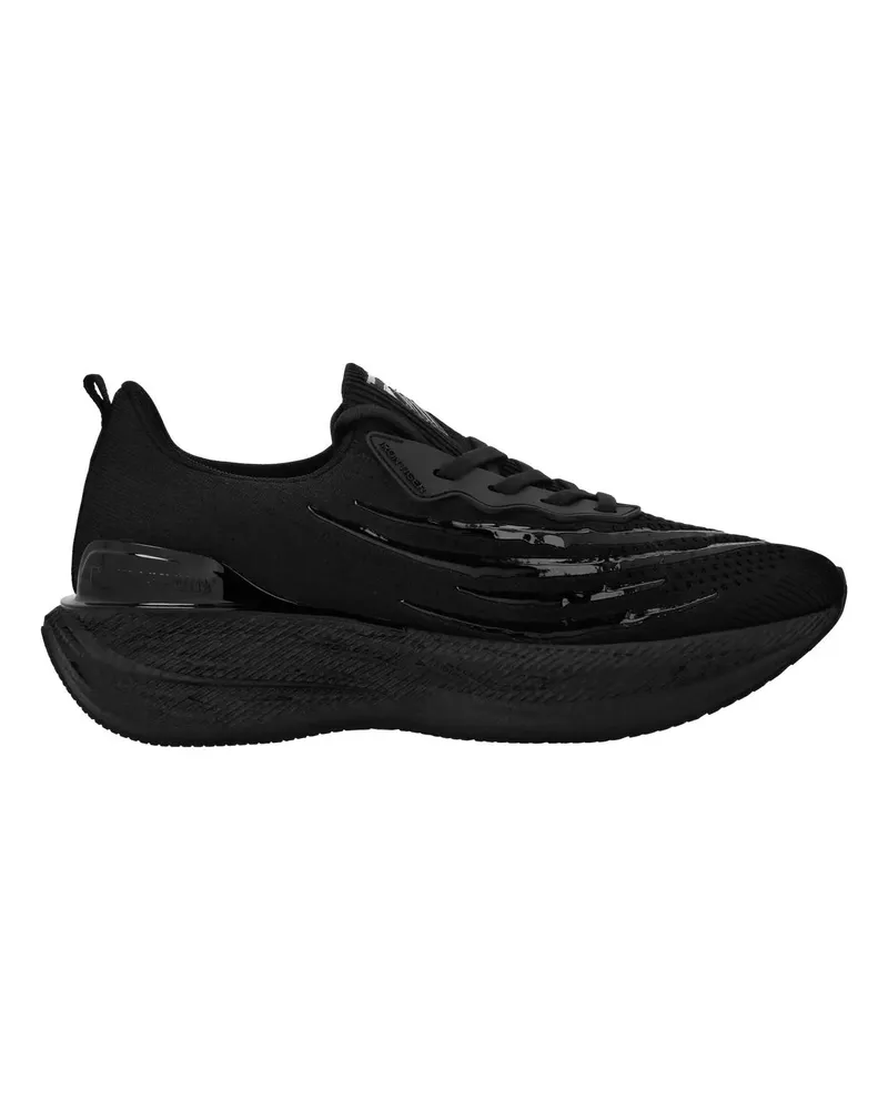 Philipp Plein Low-Top Sneaker Lo-Top Turnschuhe Tiger schwarz Schwarz