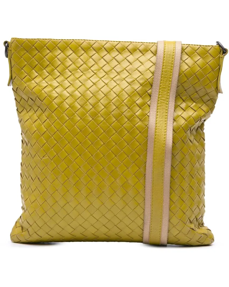 Bottega Veneta Hobo Bags 2012-2024 Nappa Intrecciato Crossbody gelb Gelb