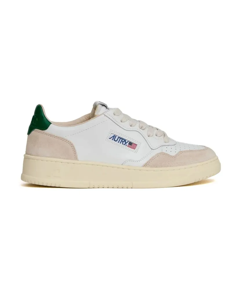 AUTRY Low-Top Sneaker Medalist Low Sneakers In White/Amazon Leather gelb Gelb