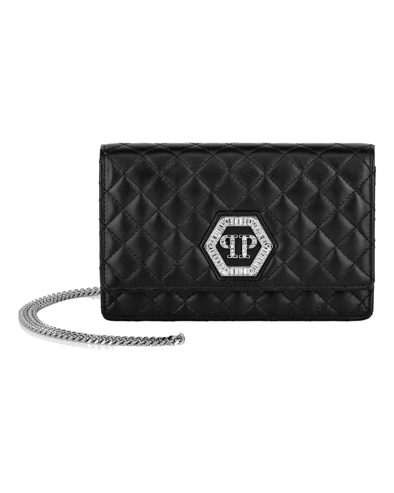 Philipp Plein Clutches Schultertasche schwarz Schwarz
