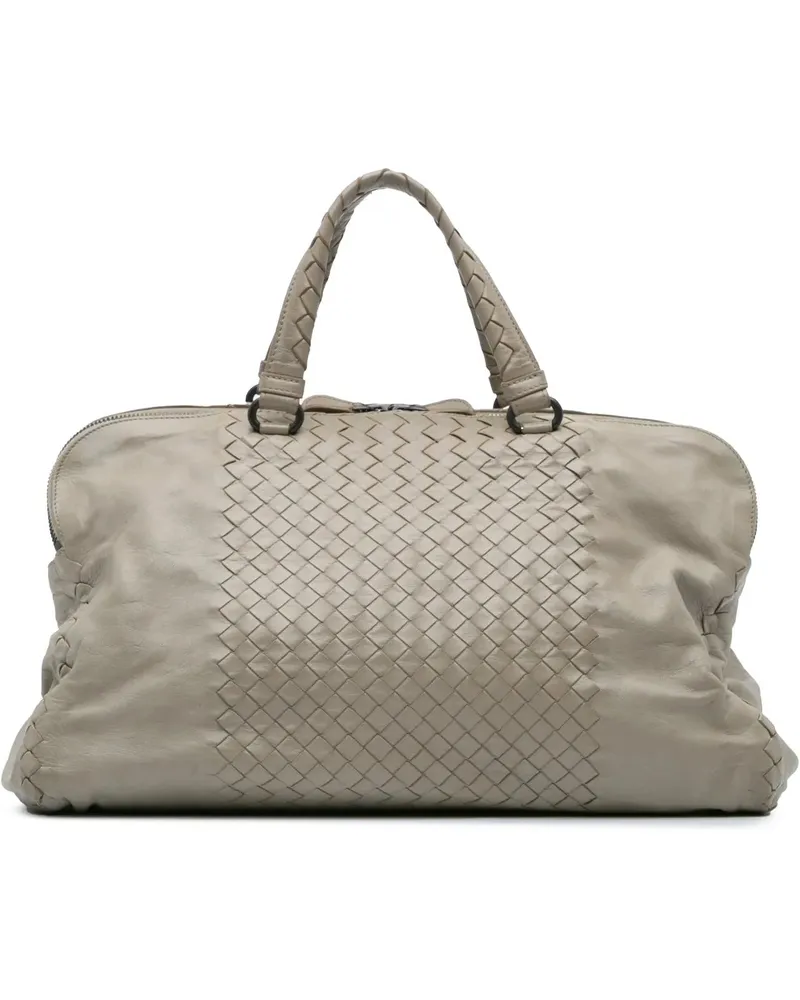 Bottega Veneta Hobo Bags 2012-2024 Large Leather Intrecciato Leggero Satche grau Grau