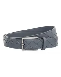 Bottega Veneta Gürtel Intrecciato Belt Grau