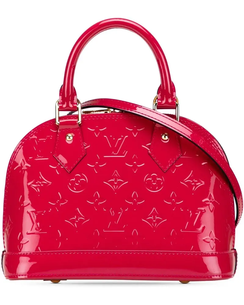 Louis Vuitton Hobo Bags Monogram Vernis Alma BB rot Rot