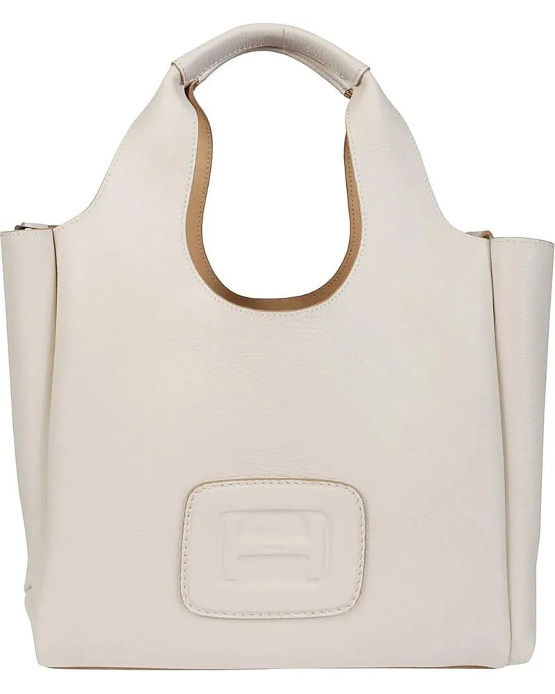 Hogan Crossbody Bags Small Shopping H-bag White weiß Weiß