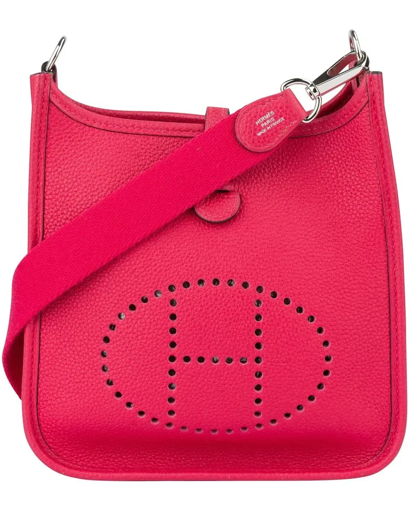 Hermès Crossbody Bags Hermes Rose Shocking Maurice Evelyne 16 Crossbody rosa Gold