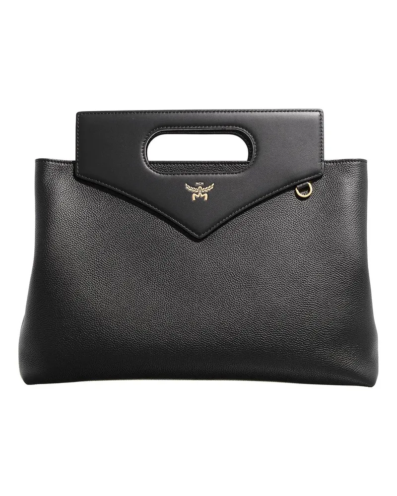 MCM Shopper & Totes Diamant Soft Lthr Tote Lrg Bk, One Size schwarz Schwarz