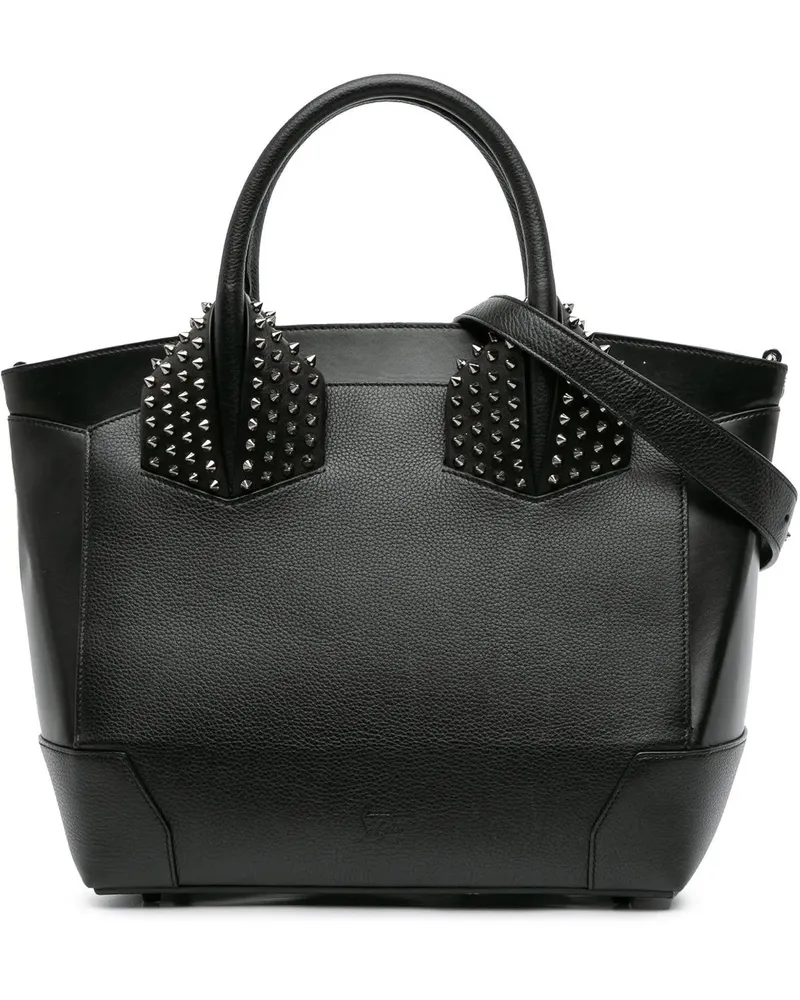 Christian Louboutin Hobo Bags 2015-2025 Leather Studded Eloise Top Handle Bag schwarz Schwarz