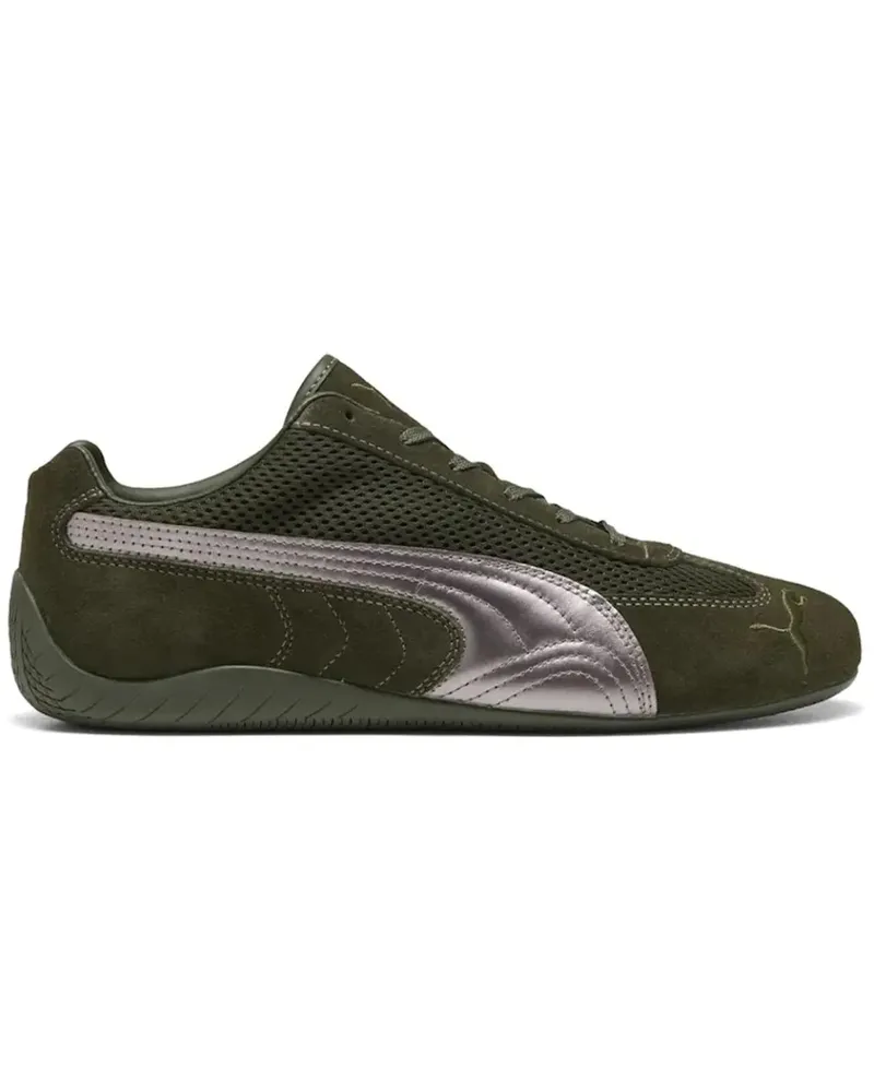 Puma Low-Top Sneaker  Speedcat Premium Dark Olive Matte Silver silberfarben Silber