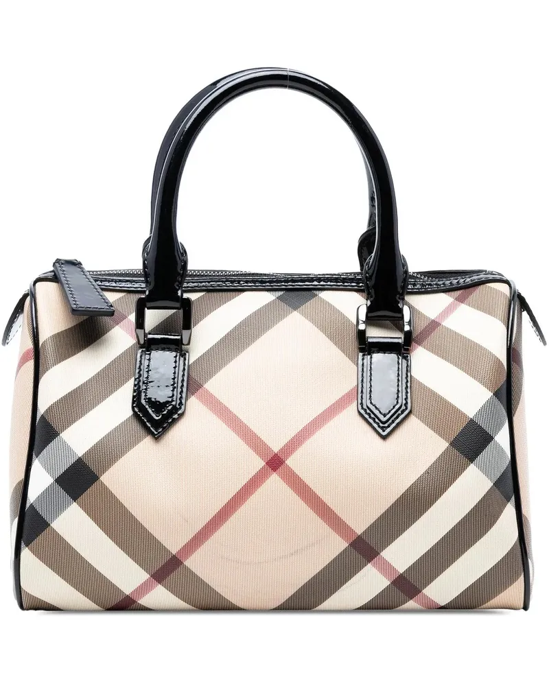 Burberry Crossbody Bags Supernova Check Canvas Chester Boston Bag braun Braun