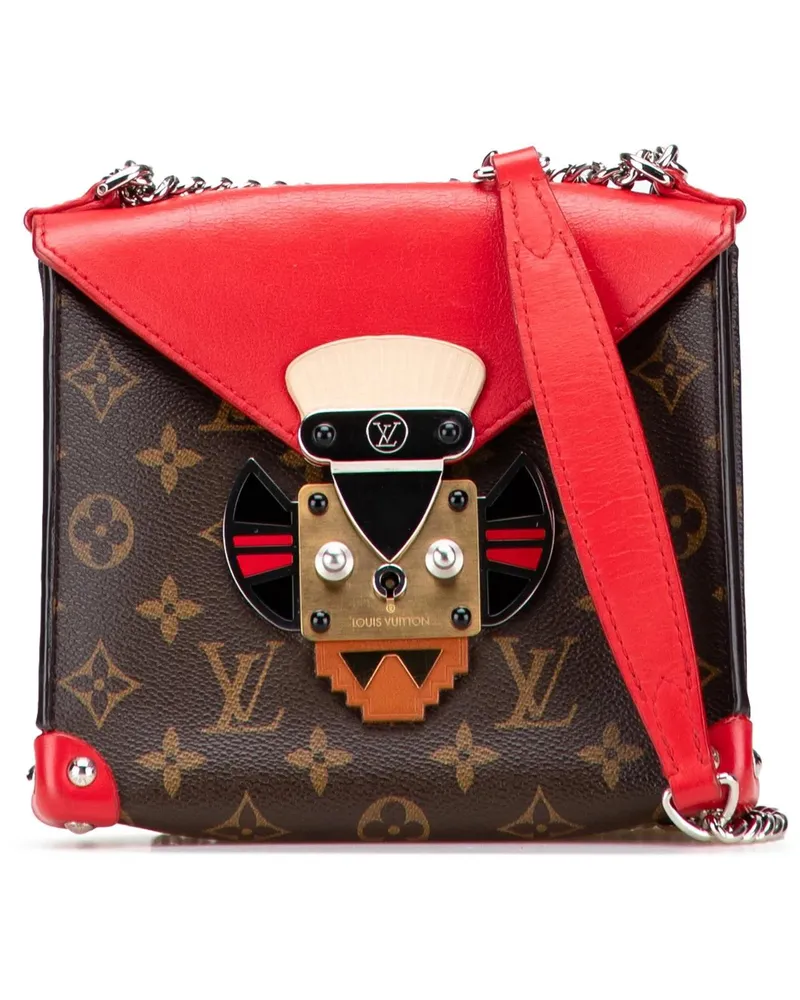 Louis Vuitton Hobo Bags Monogram Tribal Mask Pochette PM braun Braun